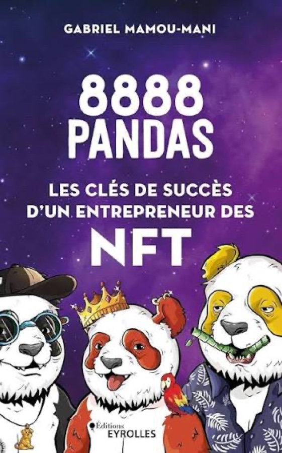 8888 Pandas book cover by Gabriel Mamou-Mani